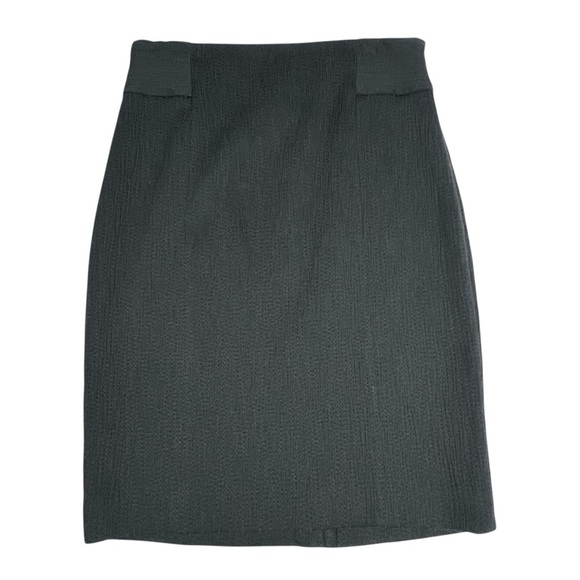 NWT CLASSIQUES ENTIER Black Lined Pencil Skirt Women's Size 12 - Picture 1 of 16